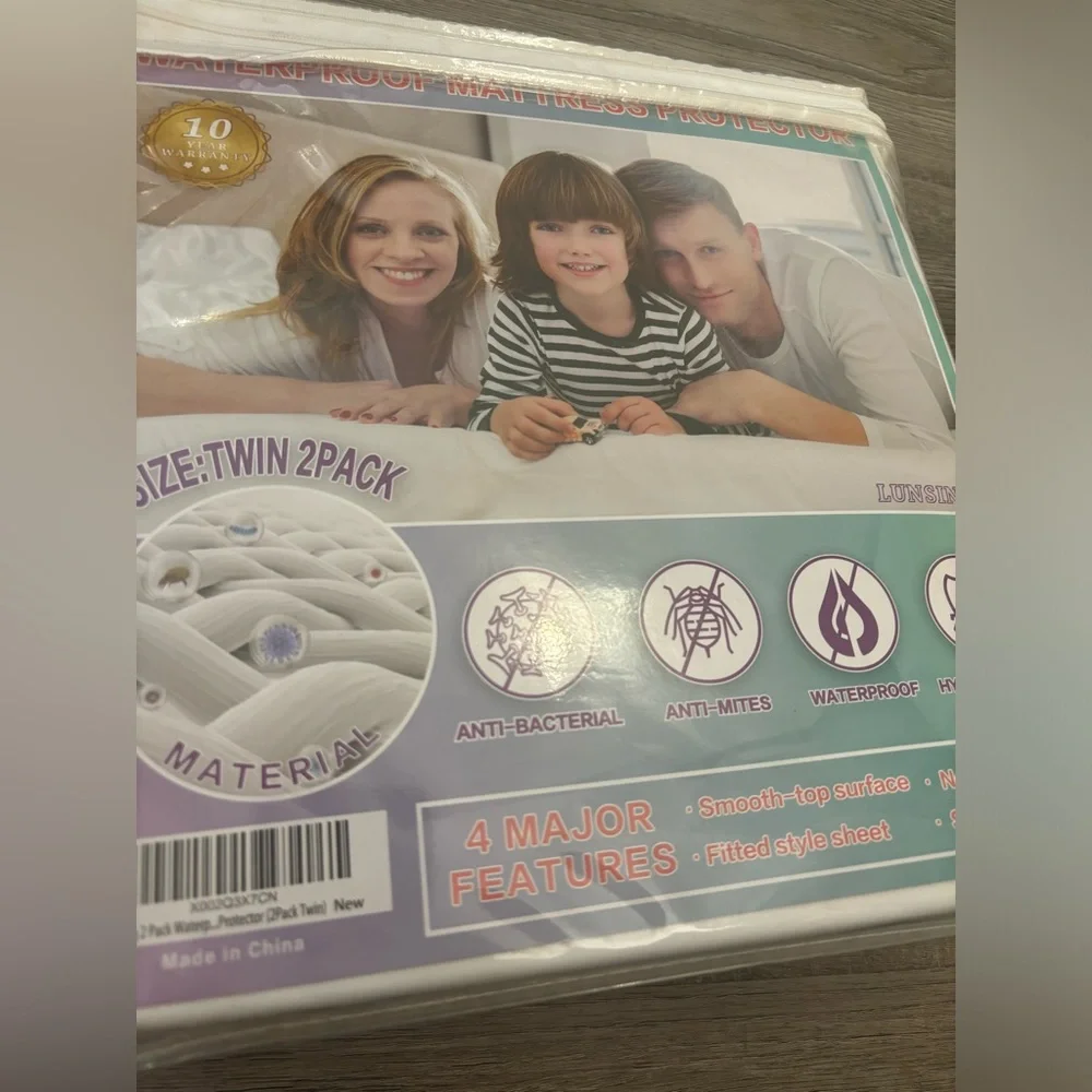 Twin mattress protector water proof - kids water proof bedding protector